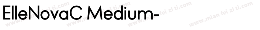 ElleNovaC Medium字体转换